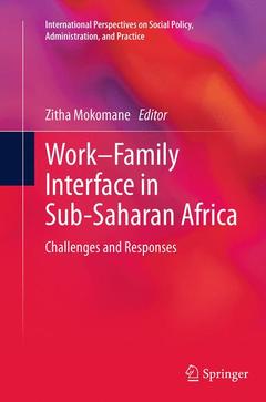 Couverture de l’ouvrage Work–Family Interface in Sub-Saharan Africa
