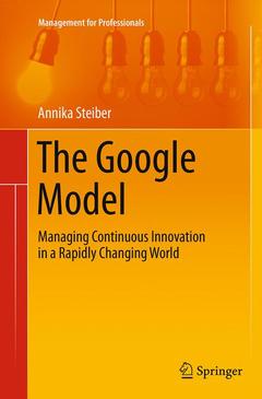 Couverture de l’ouvrage The Google Model