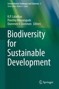 Couverture de l’ouvrage Biodiversity for Sustainable Development