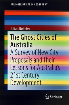 Couverture de l’ouvrage The Ghost Cities of Australia