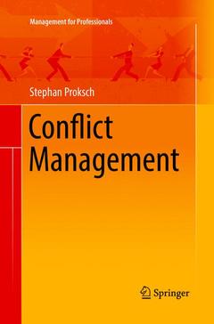 Couverture de l’ouvrage Conflict Management