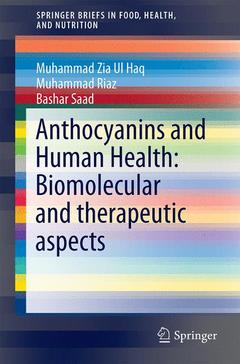 Couverture de l’ouvrage Anthocyanins and Human Health: Biomolecular and therapeutic aspects