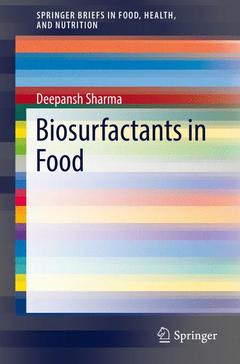 Couverture de l’ouvrage Biosurfactants in Food