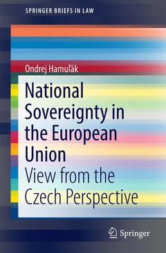 Couverture de l’ouvrage National Sovereignty in the European Union