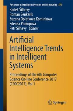 Couverture de l’ouvrage Artificial Intelligence Trends in Intelligent Systems
