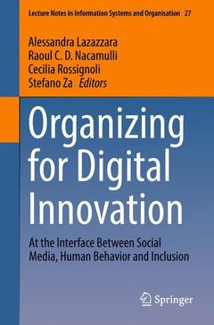 Couverture de l’ouvrage Organizing for Digital Innovation
