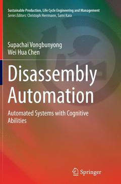 Cover of the book Disassembly Automation