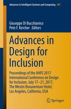 Cover of the book Advances in Design for Inclusion