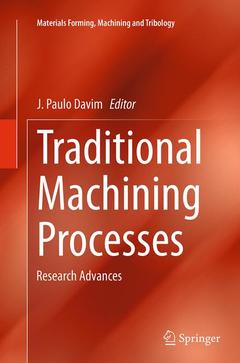 Couverture de l’ouvrage Traditional Machining Processes