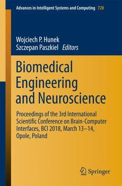 Couverture de l’ouvrage Biomedical Engineering and Neuroscience