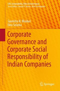 Cover of the book Corporate Governance and Corporate Social Responsibility of Indian Companies