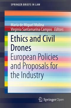 Couverture de l’ouvrage Ethics and Civil Drones