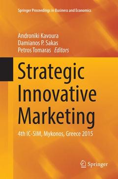 Couverture de l’ouvrage Strategic Innovative Marketing