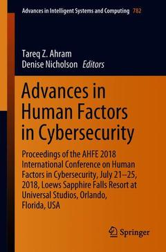 Cover of the book Advances in Human Factors in Cybersecurity