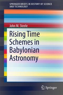 Couverture de l’ouvrage Rising Time Schemes in Babylonian Astronomy