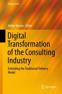 Cover of the book Digital Transformation of the Consulting Industry