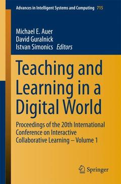Couverture de l’ouvrage Teaching and Learning in a Digital World