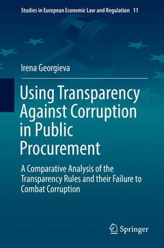 Couverture de l’ouvrage Using Transparency Against Corruption in Public Procurement