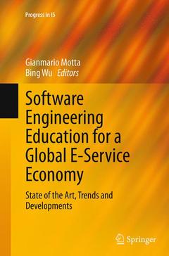 Cover of the book Software Engineering Education for a Global E-Service Economy