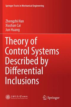 Cover of the book Theory of Control Systems Described by Differential Inclusions