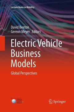 Couverture de l’ouvrage Electric Vehicle Business Models