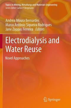 Couverture de l’ouvrage Electrodialysis and Water Reuse