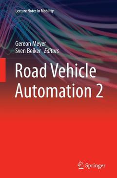 Couverture de l’ouvrage Road Vehicle Automation 2