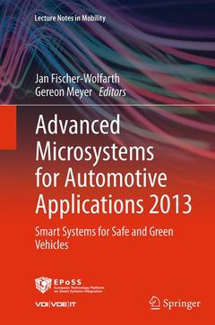 Couverture de l’ouvrage Advanced Microsystems for Automotive Applications 2013