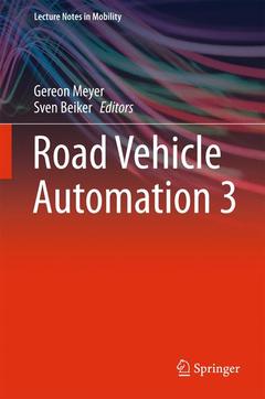 Couverture de l’ouvrage Road Vehicle Automation 3