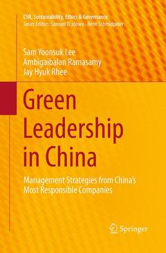 Couverture de l’ouvrage Green Leadership in China