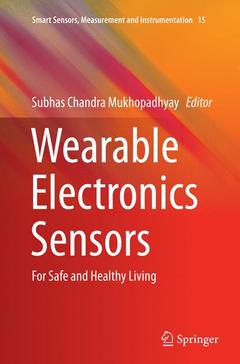Couverture de l’ouvrage Wearable Electronics Sensors