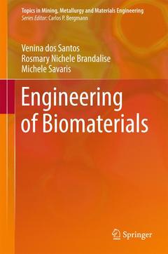 Couverture de l’ouvrage Engineering of Biomaterials