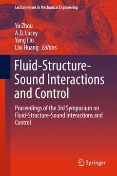Couverture de l’ouvrage Fluid-Structure-Sound Interactions and Control