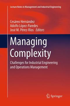 Couverture de l’ouvrage Managing Complexity