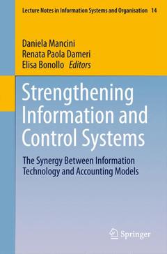 Couverture de l’ouvrage Strengthening Information and Control Systems