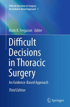 Cover of the book Difficult Decisions in Thoracic Surgery