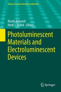 Couverture de l’ouvrage Photoluminescent Materials and Electroluminescent Devices