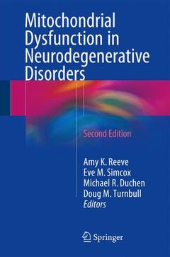 Couverture de l’ouvrage Mitochondrial Dysfunction in Neurodegenerative Disorders