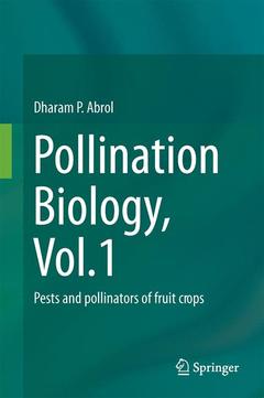 Couverture de l’ouvrage Pollination Biology, Vol.1