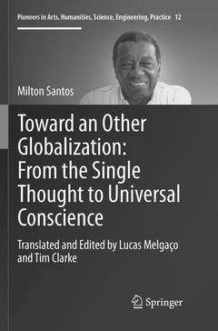 Couverture de l’ouvrage Toward an Other Globalization: From the Single Thought to Universal Conscience