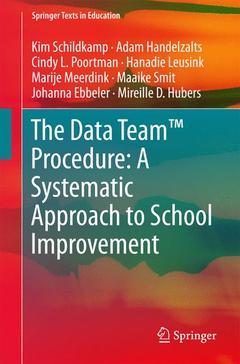 Couverture de l’ouvrage The Data Team™ Procedure: A Systematic Approach to School Improvement