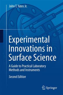 Couverture de l’ouvrage Experimental Innovations in Surface Science