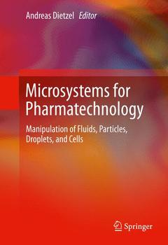 Couverture de l’ouvrage Microsystems for Pharmatechnology
