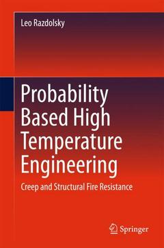 Couverture de l’ouvrage Probability Based High Temperature Engineering