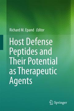 Cover of the book Host Defense Peptides and Their Potential as Therapeutic Agents