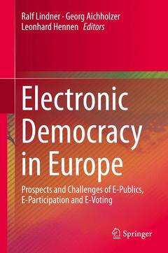 Couverture de l’ouvrage Electronic Democracy in Europe
