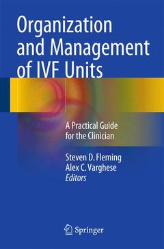 Couverture de l’ouvrage Organization and Management of IVF Units