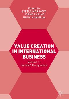 Couverture de l’ouvrage Value Creation in International Business