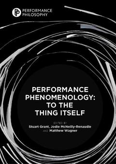 Cover of the book Performance Phenomenology
