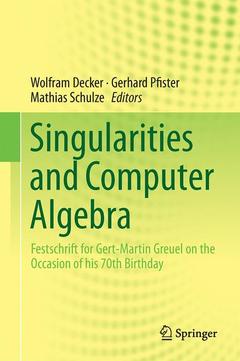 Cover of the book Singularities and Computer Algebra